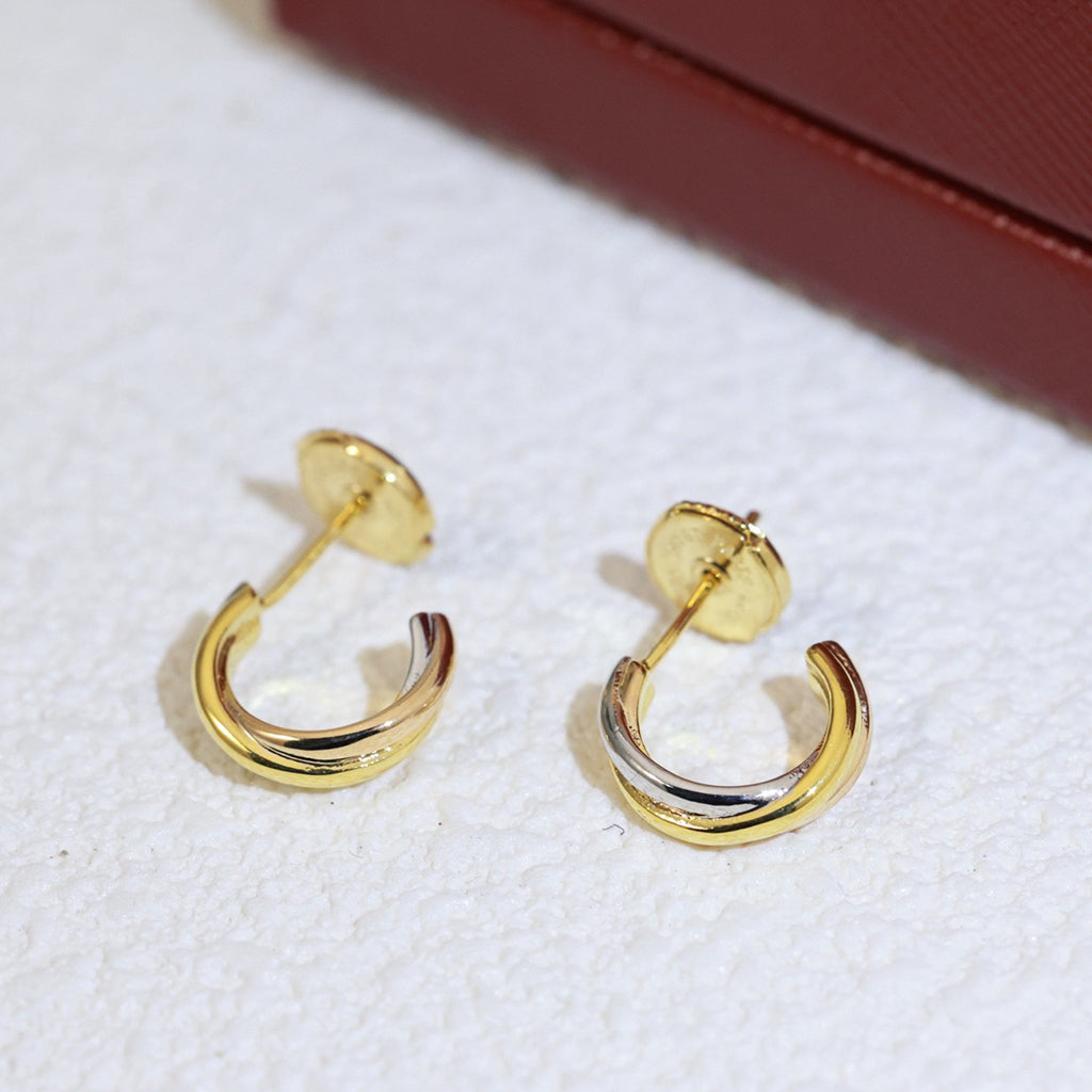 [AuraEcho]TRINITY ON DIAMOND MINI EARRINGS