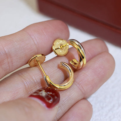 [AuraEcho]TRINITY ON DIAMOND MINI EARRINGS