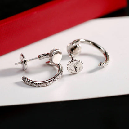 [AuraEcho]JUSTE FULL DIAMOND SMALL EARRINGS