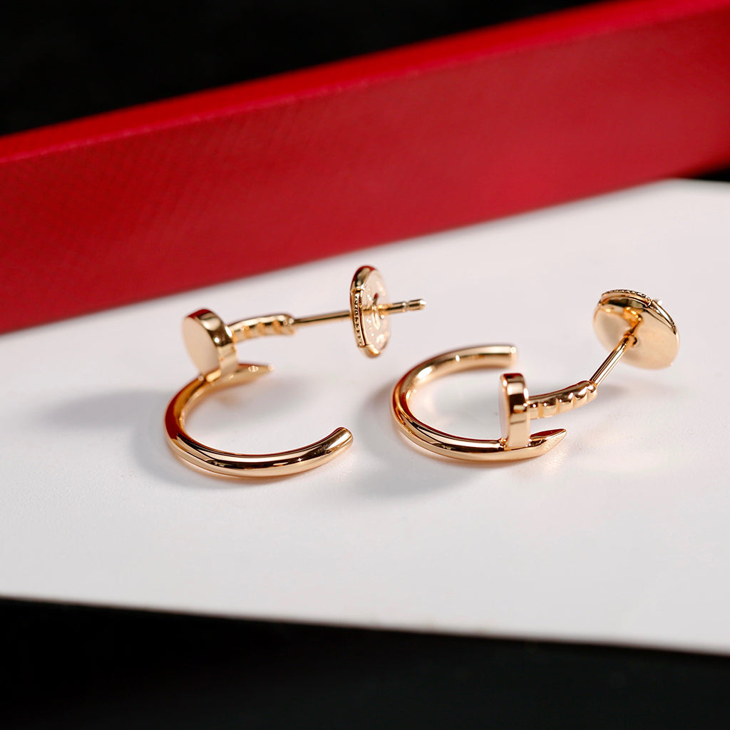 [AuraEcho]JUSTE NO DIAMOND SMALL EARRINGS