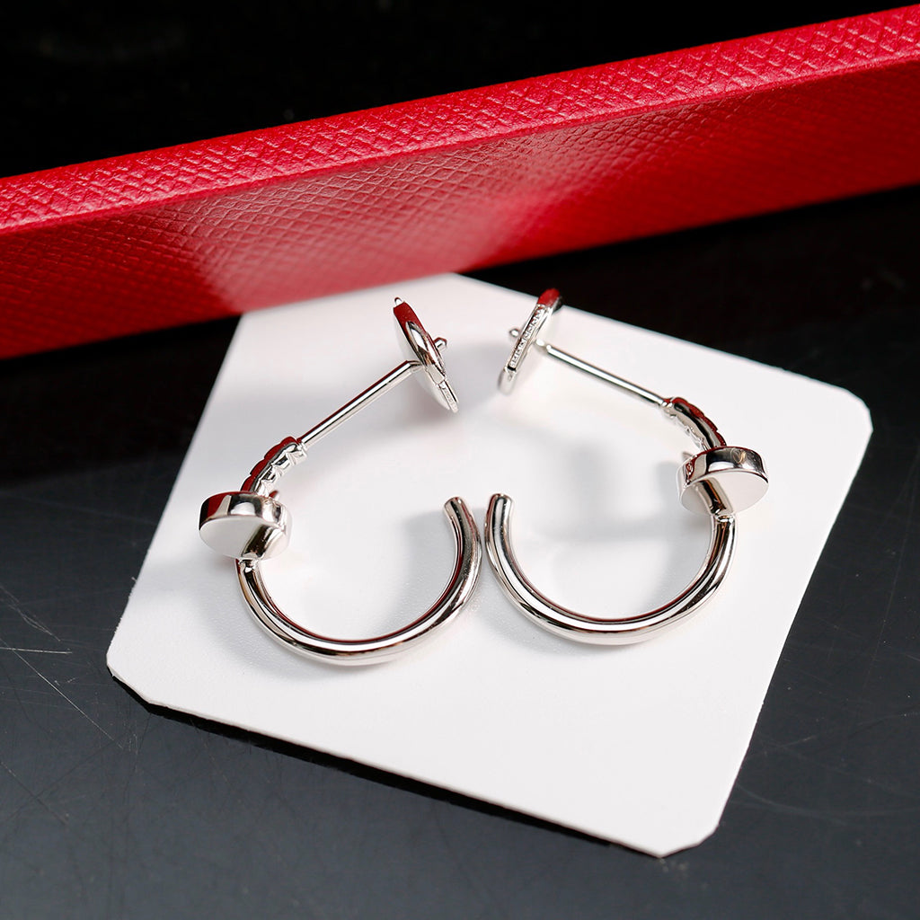 [AuraEcho]JUSTE NO DIAMOND SMALL EARRINGS