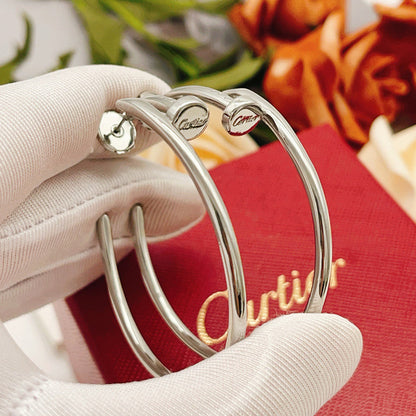 [AuraEcho]JUSTE NO DIAMOND LARGE EARRINGS