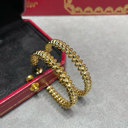 [AuraEcho]CLASH HOOP LARGE EARRINGS