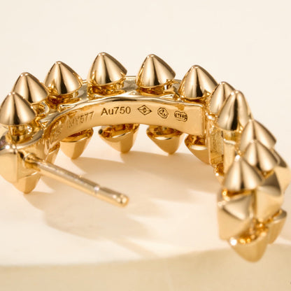 [AuraEcho]CLASH MINI HOOP EARRINGS