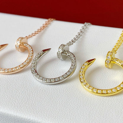 [AuraEcho]JUSTE NECKLACE FULL DIAMOND