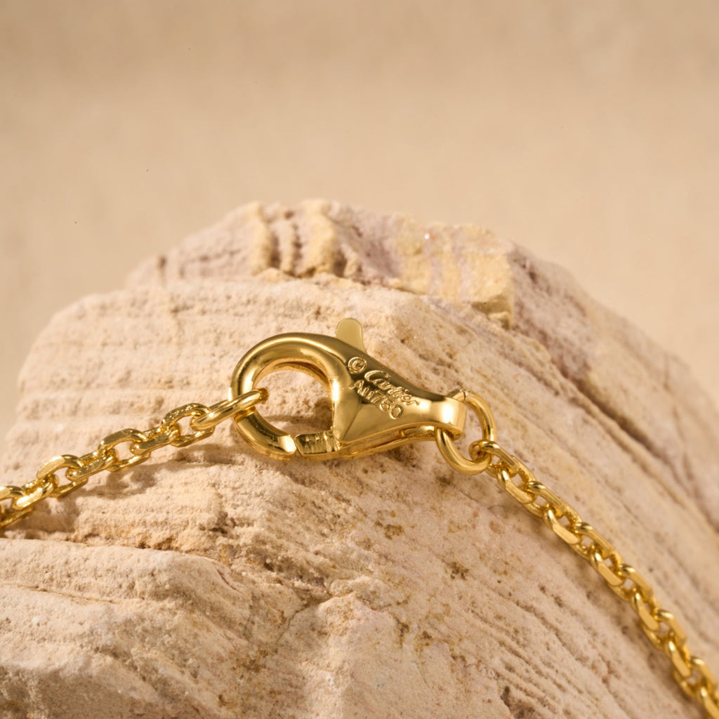 [AuraEcho]JUSTE NECKLACE HALF DIAMOND