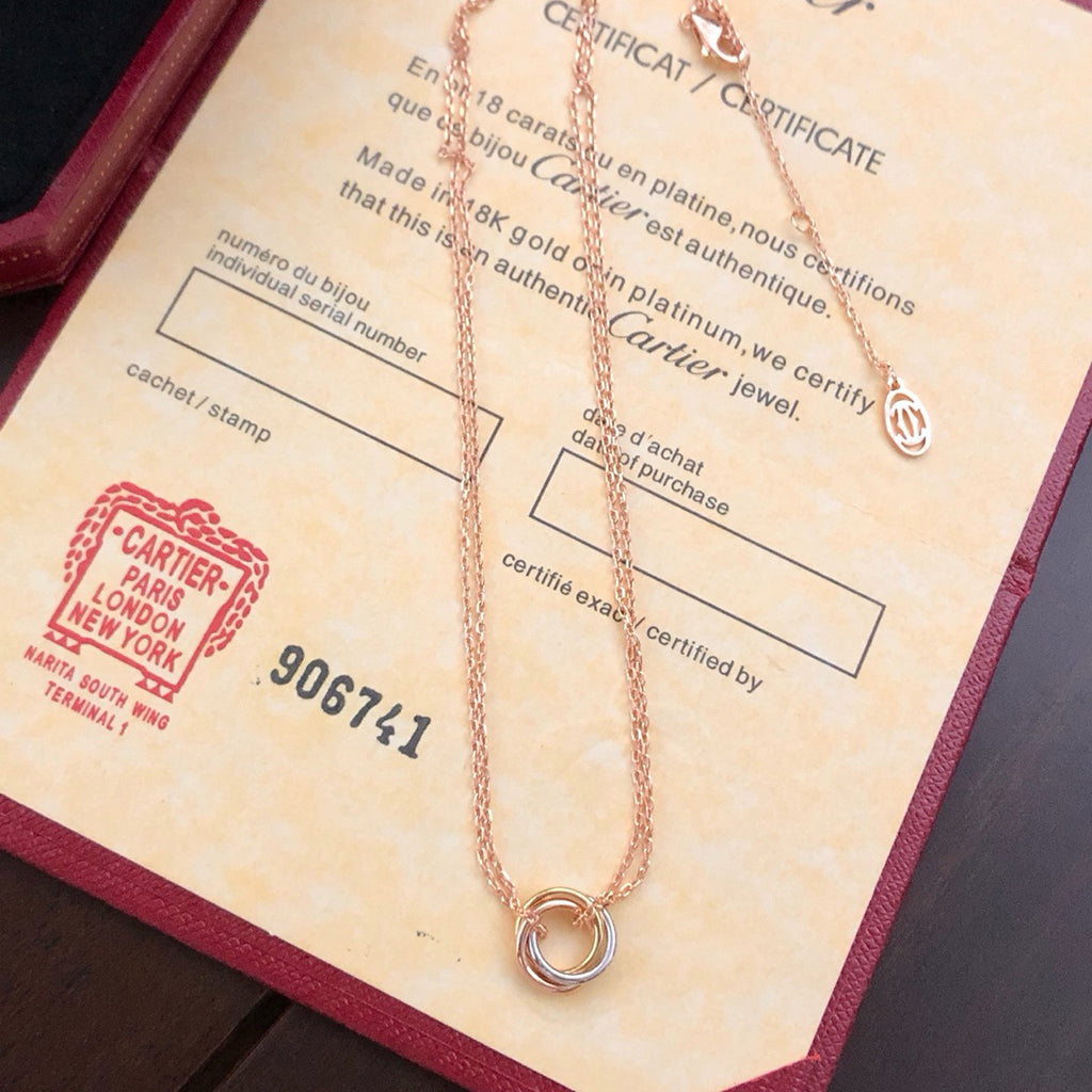 [AuraEcho]TRINITY MINI NECKLACE