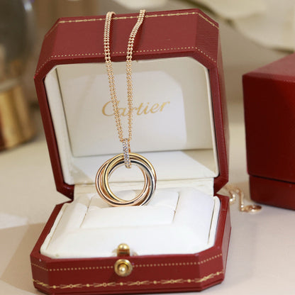 [AuraEcho]TRINITY MEDIUM  DIAMONDS NECKLACE