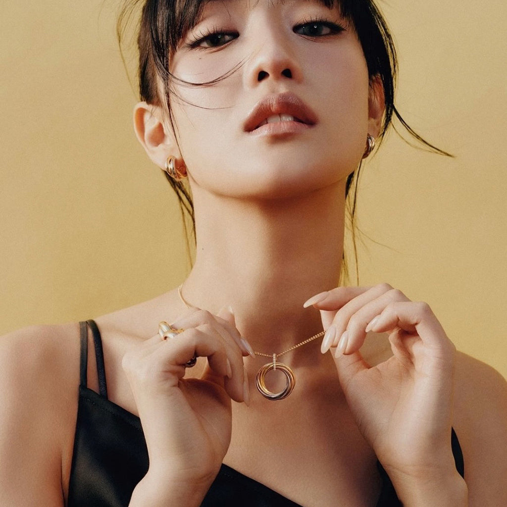 [AuraEcho]TRINITY MEDIUM  DIAMONDS NECKLACE