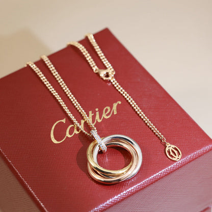 [AuraEcho]TRINITY MEDIUM  DIAMONDS NECKLACE