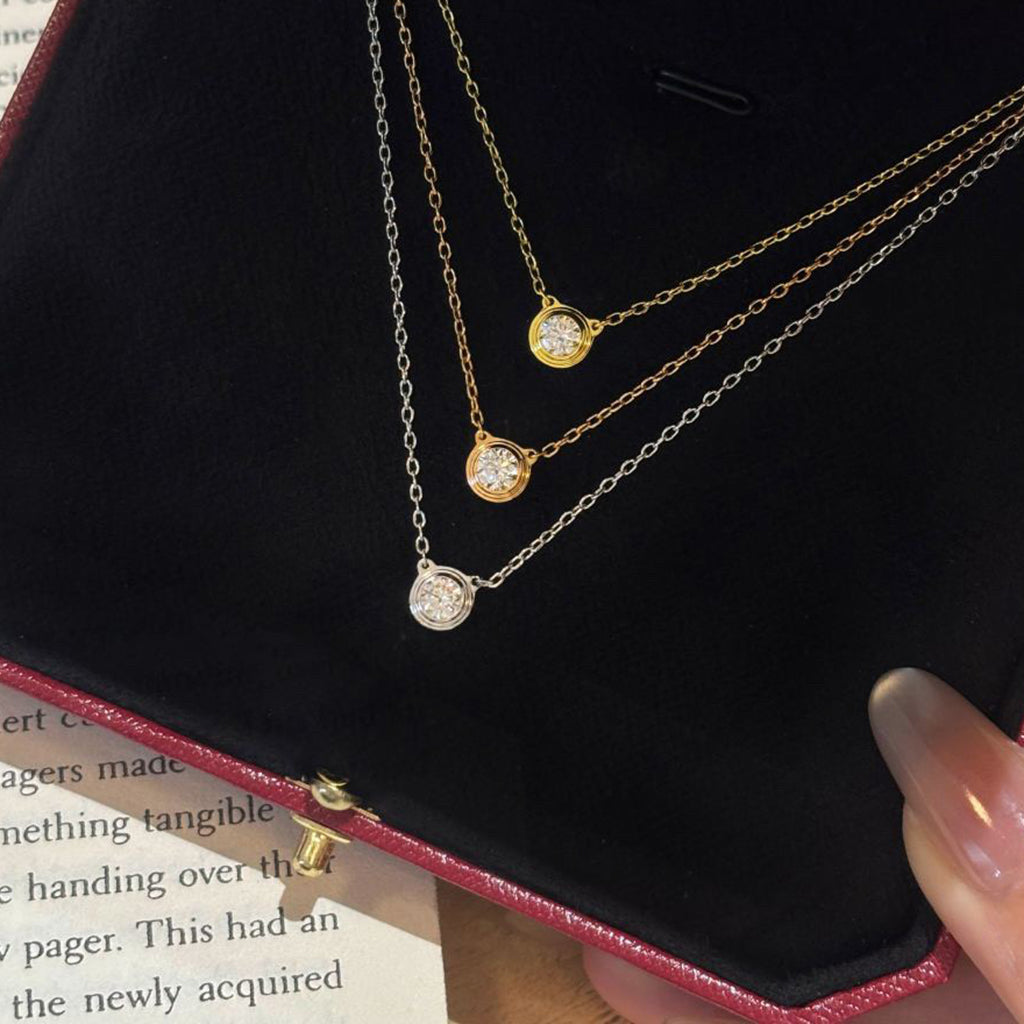 [AuraEcho]DAMOUR DIAMOND NECKLACE