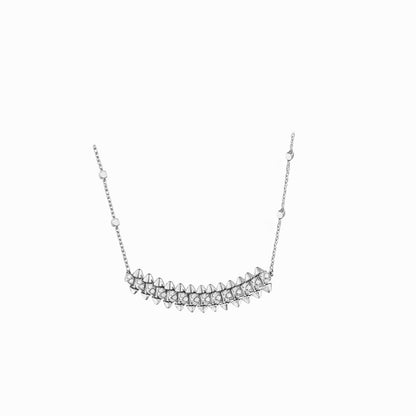 [AuraEcho]CLASH  SMALL FULL DIAMOND NECKLACE