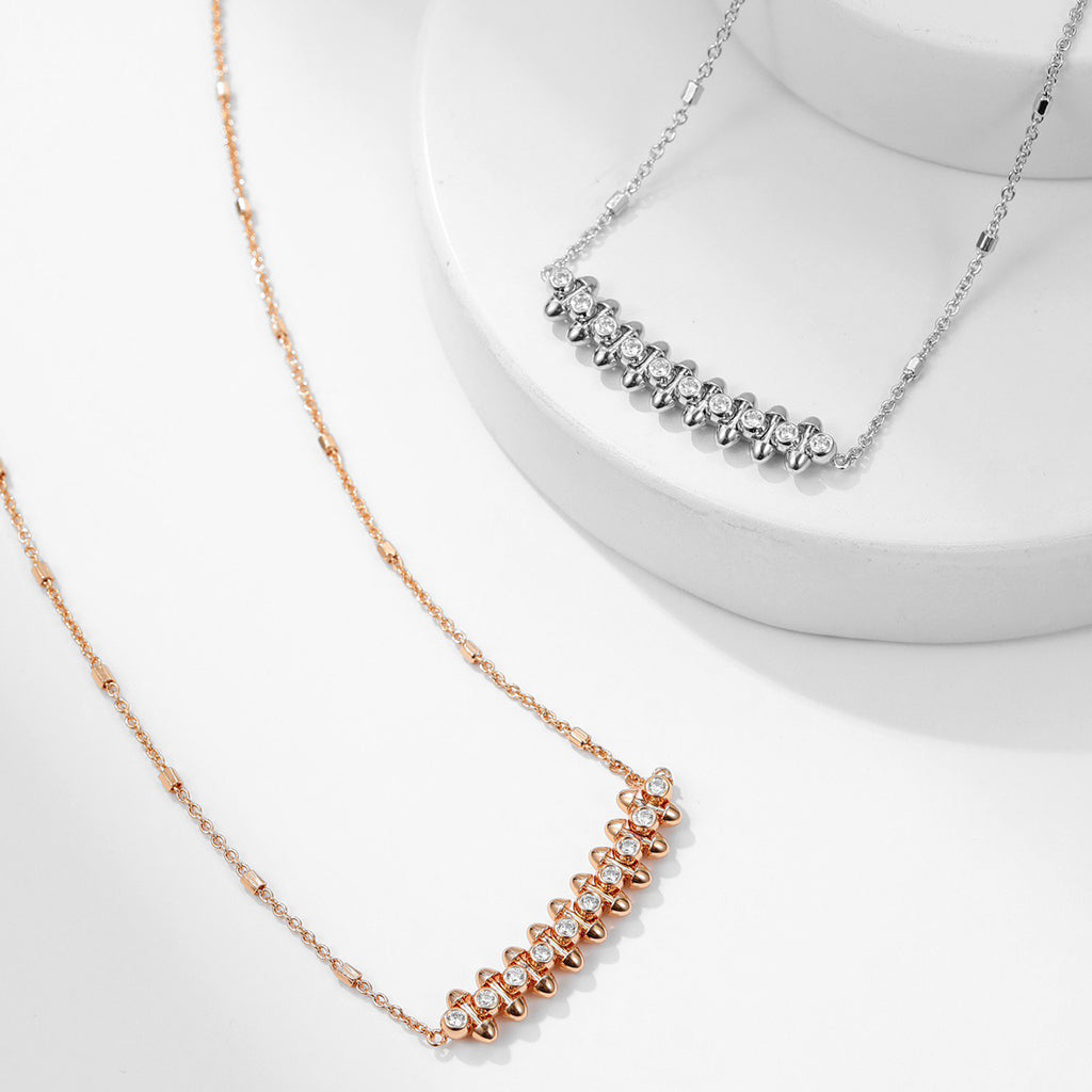 [AuraEcho]CLASH  MEDIUM DIAMOND NECKLACE