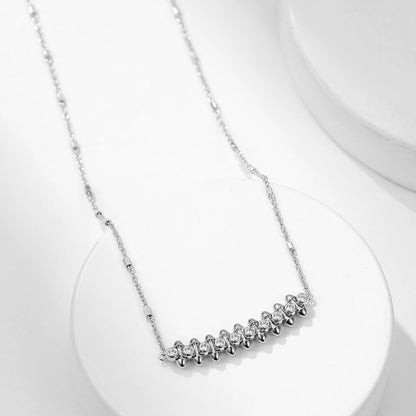 [AuraEcho]CLASH  MEDIUM DIAMOND NECKLACE