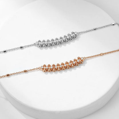 [AuraEcho]CLASH  MEDIUM DIAMOND NECKLACE