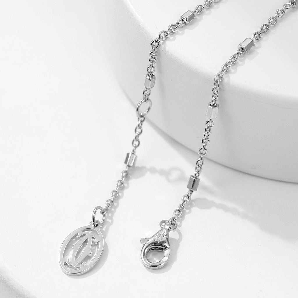 [AuraEcho]CLASH  MEDIUM DIAMOND NECKLACE