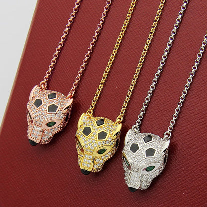 [AuraEcho]PANTHERE FULL DIAMOND NECKLACE