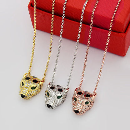 [AuraEcho]PANTHERE FULL DIAMOND NECKLACE