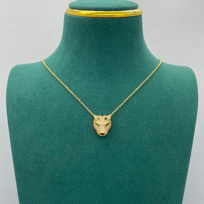 [AuraEcho]PANTHERE FULL DIAMOND NECKLACE