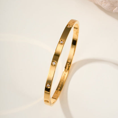 [AuraEcho]LOVE BRACELET 3.65MM 10 DIAMONDS