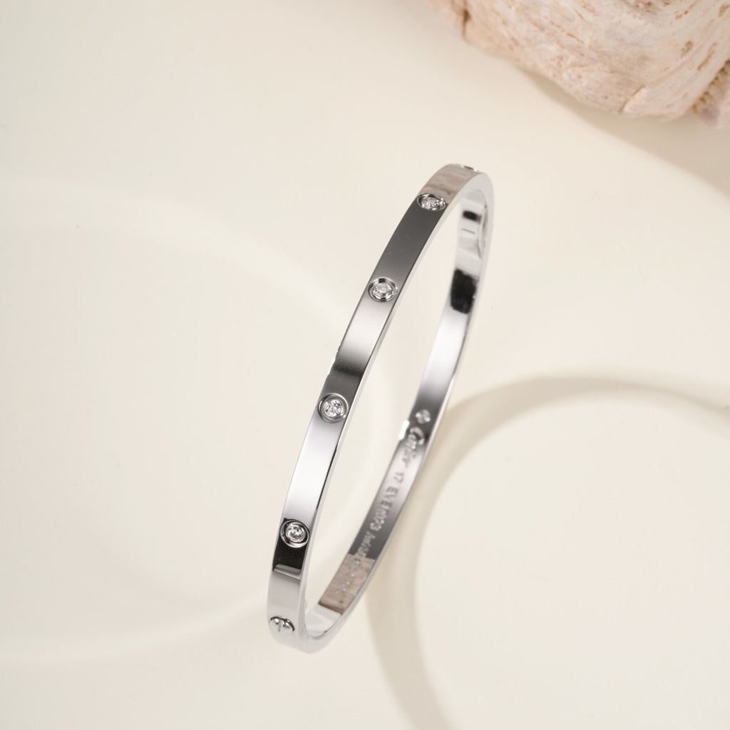 [AuraEcho]LOVE BRACELET 3.65MM 10 DIAMONDS