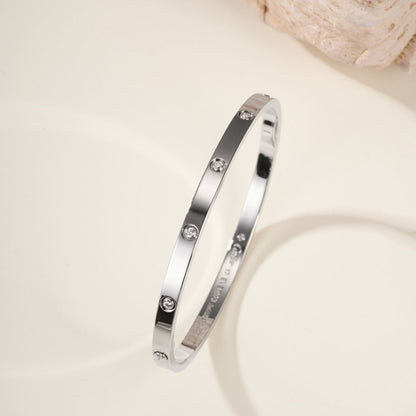 [AuraEcho]LOVE BRACELET 3.65MM 10 DIAMONDS