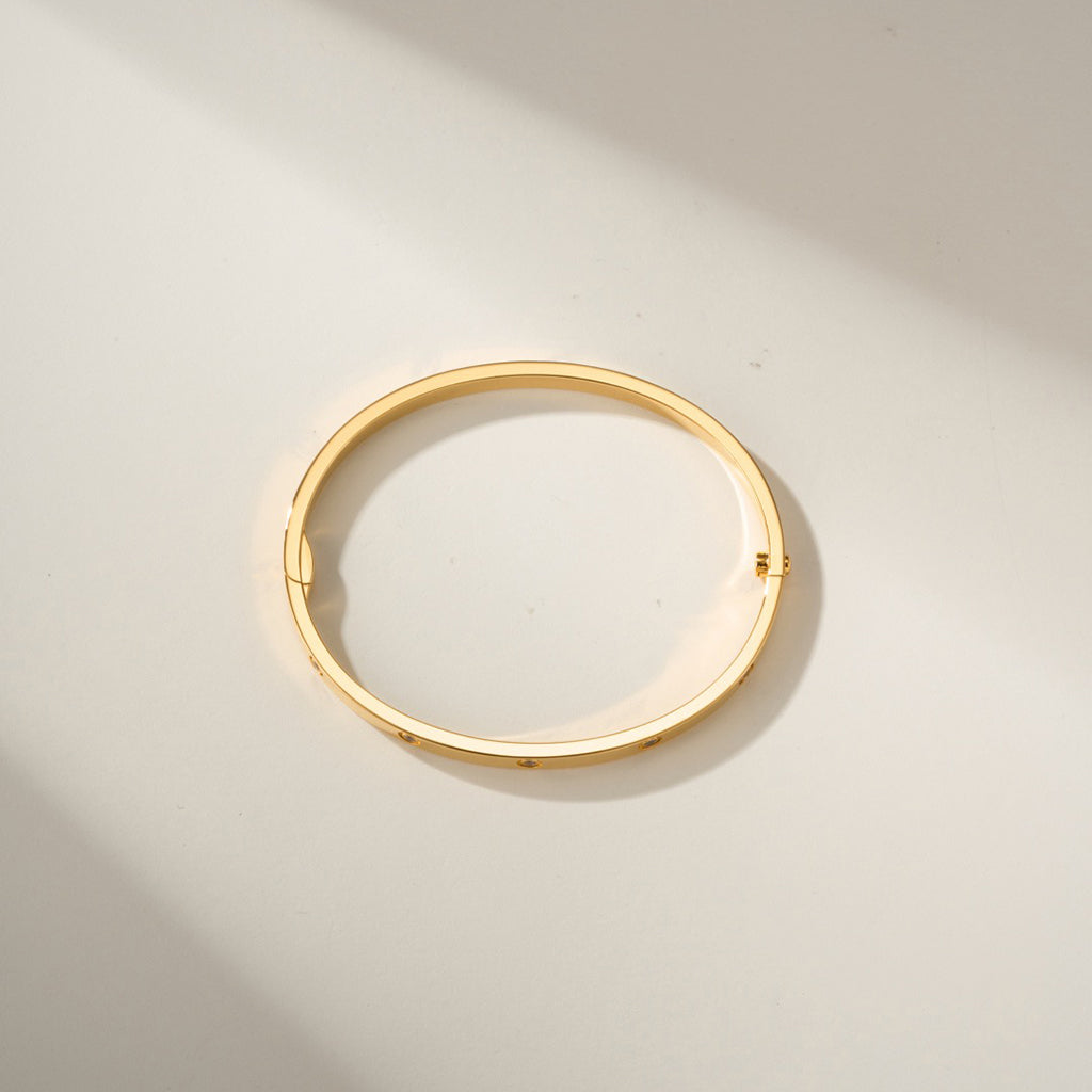 [AuraEcho]LOVE BRACELET 3.65MM 10 DIAMONDS