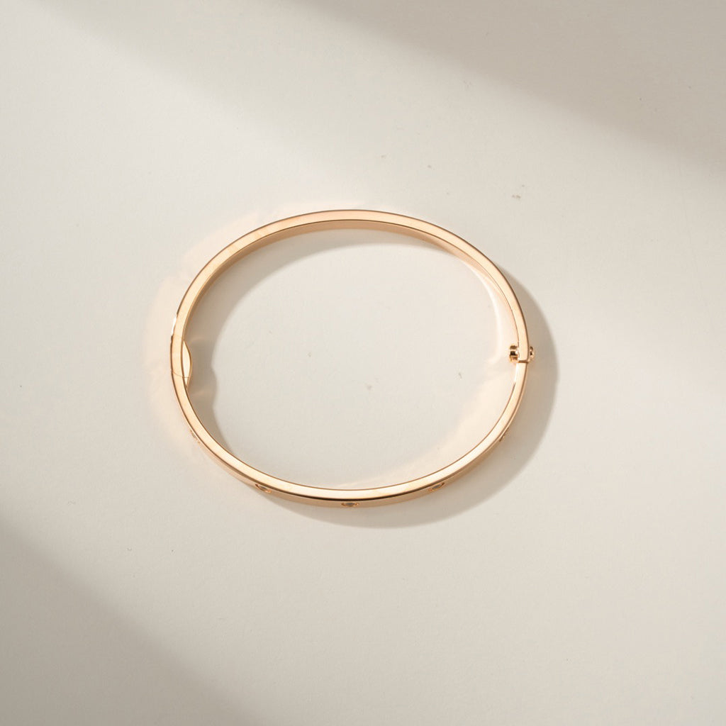 [AuraEcho]LOVE BRACELET 3.65MM 10 DIAMONDS