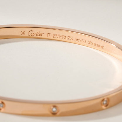 [AuraEcho]LOVE BRACELET 3.65MM 10 DIAMONDS