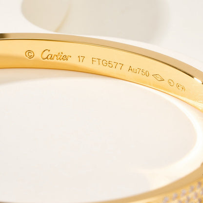 [AuraEcho]LOVE BRACELET 4.8MM DIAMOND-PAVED