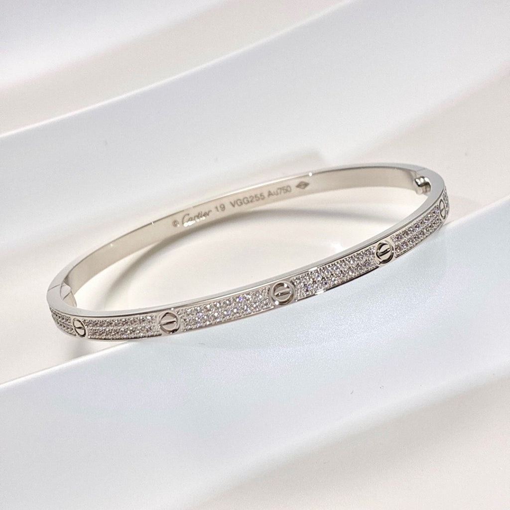 [AuraEcho]LOVE BRACELET 3.65MM DIAMOND-PAVED