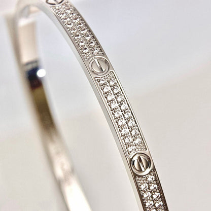 [AuraEcho]LOVE BRACELET 3.65MM DIAMOND-PAVED