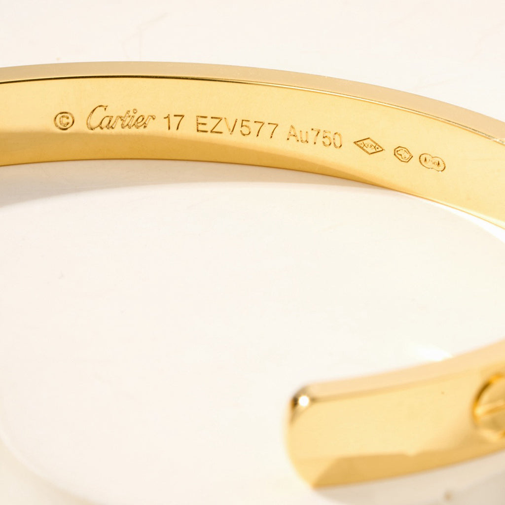 [AuraEcho]LOVE BRACELET 6.1MM OPEN CUFF