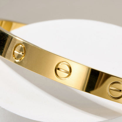 [AuraEcho]LOVE BRACELET 6.1MM OPEN CUFF