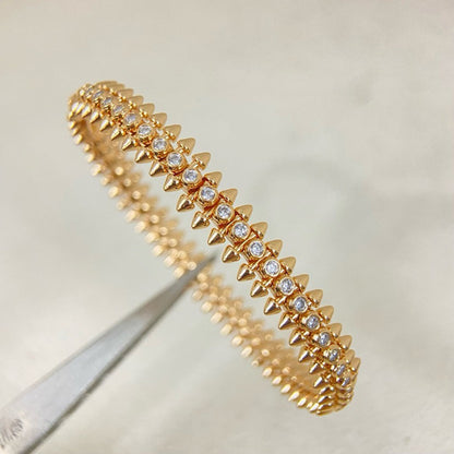 [AuraEcho]CLASH  BRACELET 8MM DIAMONDS