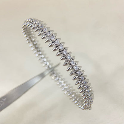 [AuraEcho]CLASH  BRACELET 8MM DIAMONDS
