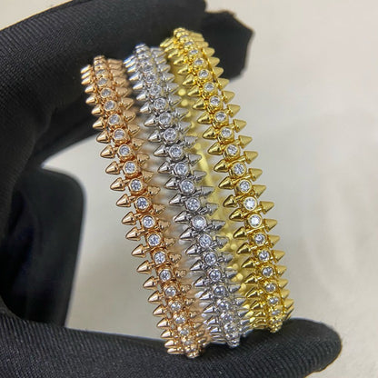 [AuraEcho]CLASH  BRACELET 8MM DIAMONDS