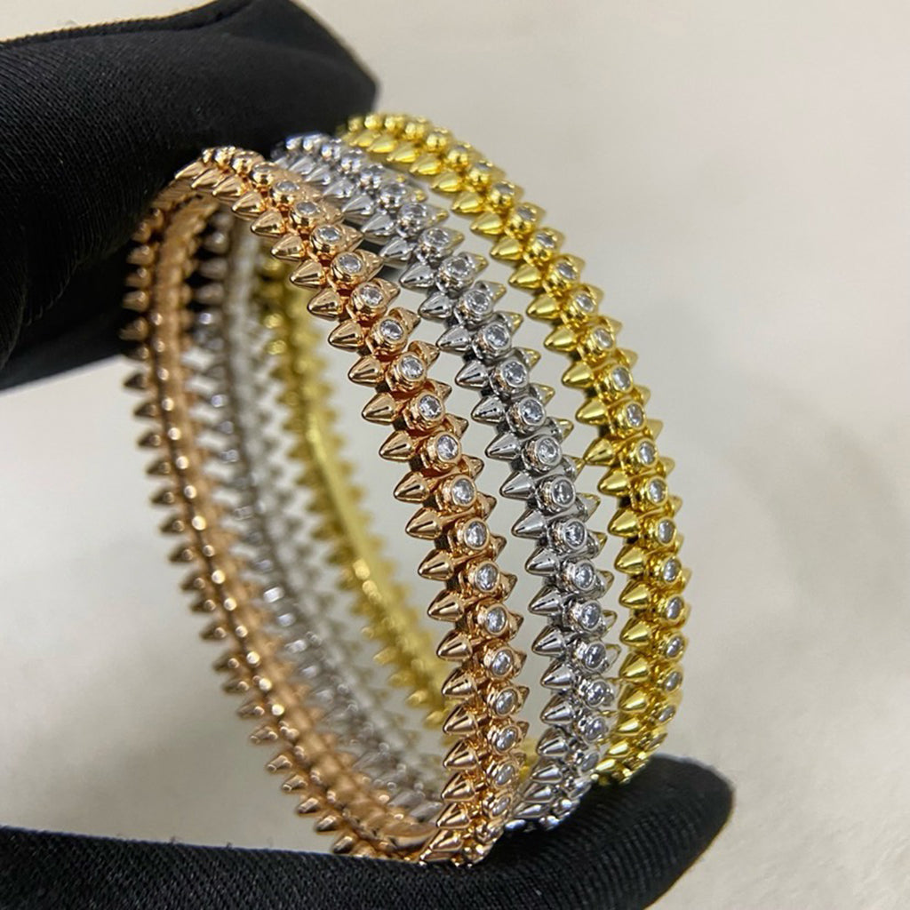 [AuraEcho]CLASH  BRACELET 8MM DIAMONDS