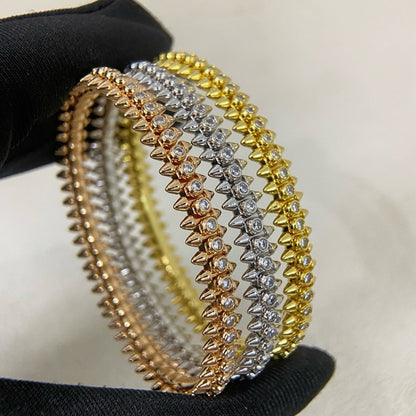 [AuraEcho]CLASH  BRACELET 8MM DIAMONDS