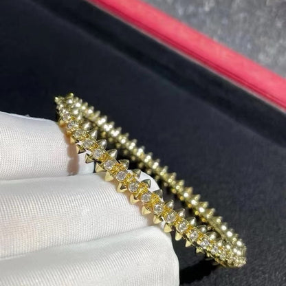 [AuraEcho]CLASH  BRACELET 8MM DIAMONDS
