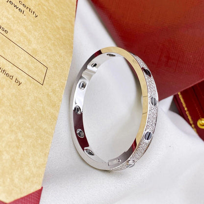 [AuraEcho]LOVE BRACELET 6.1MM DIAMOND-PAVED CERAMIC