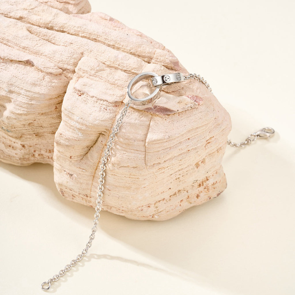 [AuraEcho]LOVE BRACELET DOUBLE RING