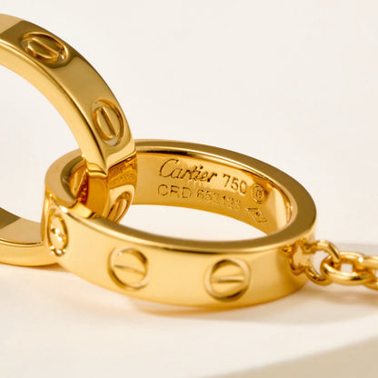 [AuraEcho]LOVE BRACELET DOUBLE RING