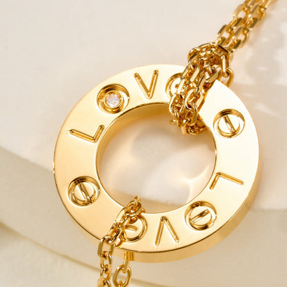 [AuraEcho]LOVE BRACELET 2 DIAMOND
