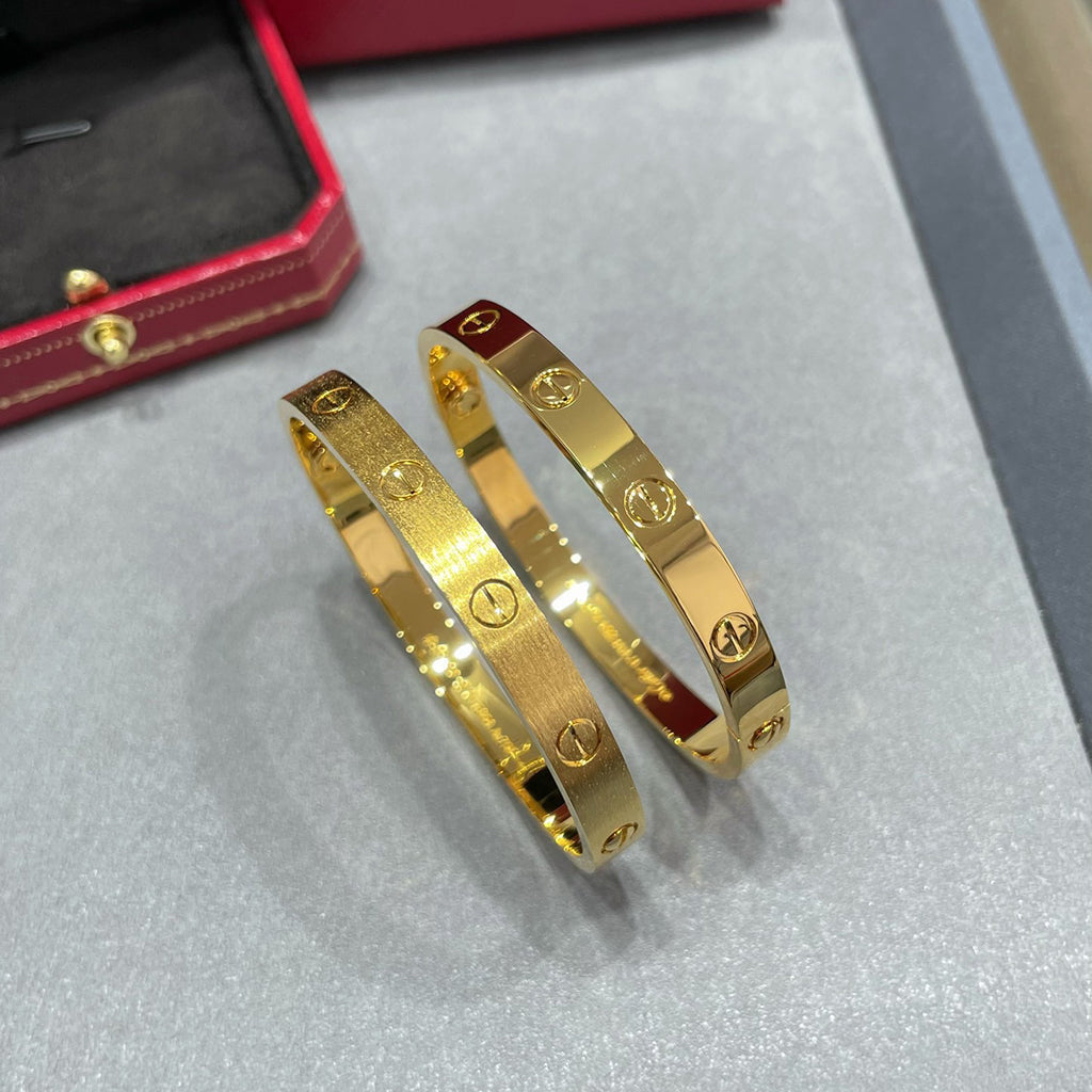 [AuraEcho]LOVE BRACELET 6.1MM BRUSHED