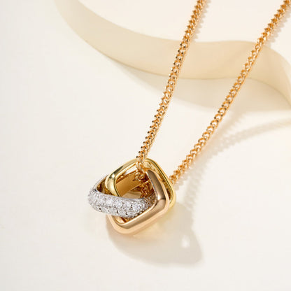 [AuraEcho]TRINITY CUSHION NECKLACE COLLECTION