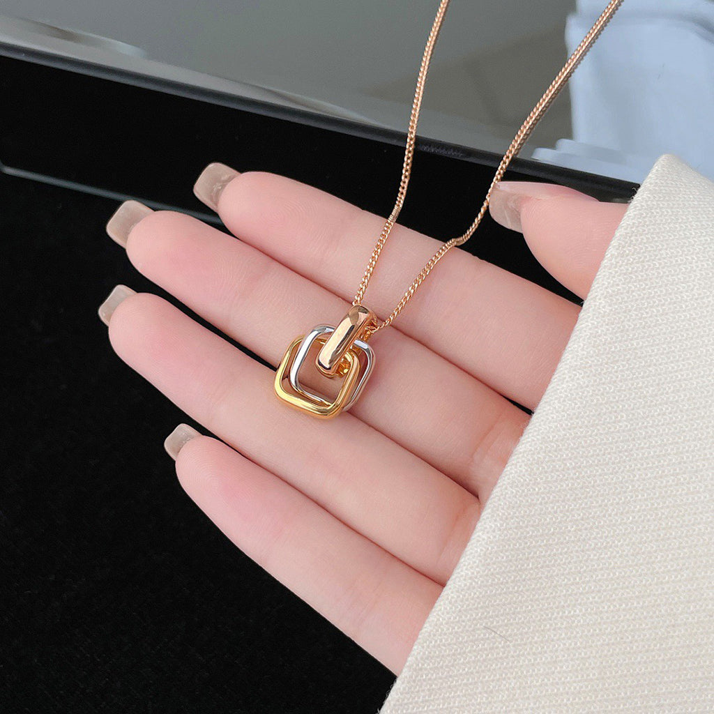 [AuraEcho]TRINITY CUSHION NECKLACE COLLECTION