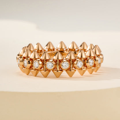[AuraEcho]CLASH 6.8MM DIAMOND MEDIUM RING