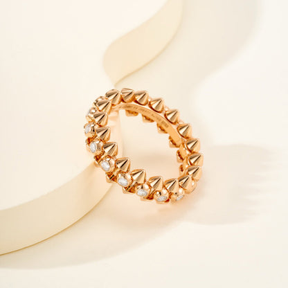 [AuraEcho]CLASH 6.8MM DIAMOND MEDIUM RING