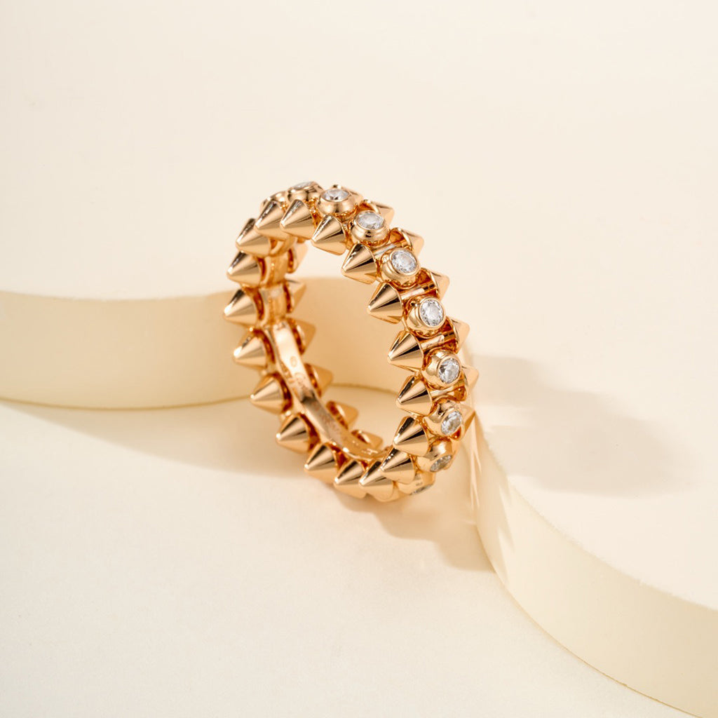 [AuraEcho]CLASH 6.8MM DIAMOND MEDIUM RING